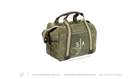 Scandinavian Arms green duffle bag.