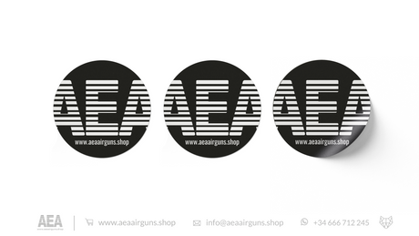 AEA round sticker