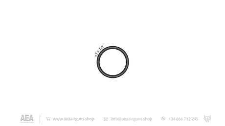O-ring for AEA Airguns 17 x 1,8