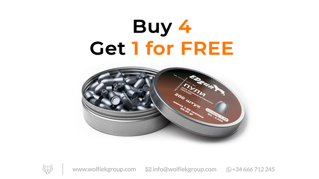 EDgun KnockOut Slugs · Cal .216/.217 buy 4 get 1 for free