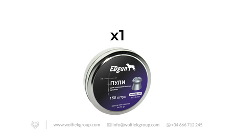 EDgun Hades Pellets · Cal .30 (7,62mm) · Weight 2,90g (44,75gr)