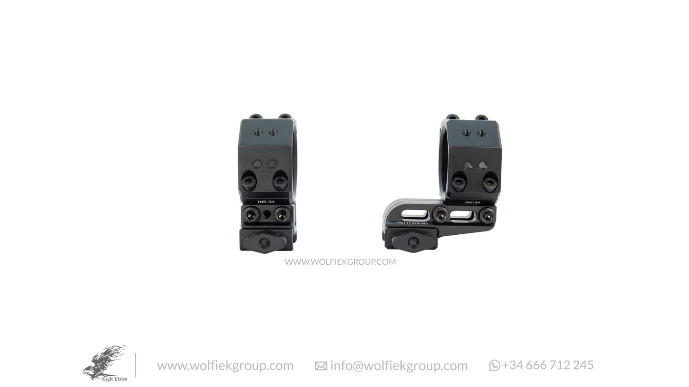 Eagle Vision · Picatinny Infinity Elevation ADJUSTABLE Scope Mounts 34mm (INS/Forward)